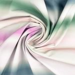 Softshell - Digitální tisk akvarelové pruhy zelené