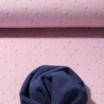 Softshell - Impression numérique Petites étoiles Vieux rose