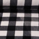 Polaire ultra douce - Carreaux bûcheron Blanc