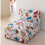 Gobelin - Jacquard Art moderne Ecru-1