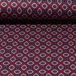 Romanit Jersey - Ornamente Fuchsia