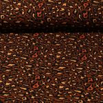 Viskosejersey - Panthermuster Braun