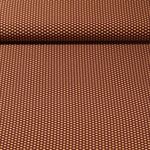 Viskose Popeline - Tupfen Braun