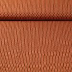 Viskose Popeline - Tupfen Ziegelrot