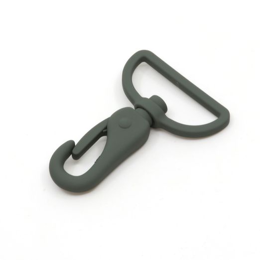 Metall Taschenkarabiner 40mm dunkelgrün D190