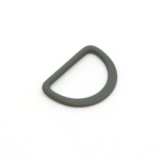 Metall D Ring 25mm dunkelgrün D190