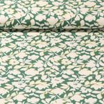 Bambus Jersey viscose - Feuilles et Fleurs Vert-0