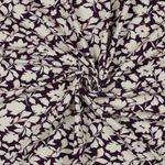 Bambuviskoosijersey – Lehdet ja kukat munakoiso