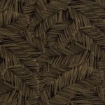 Viskoosijersey - Palmulehdet Musta Taupe