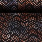 Romanit Jersey - Abstrakt Schwarz Khaki