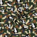 Soft Sweat - Panda Camouflage Groen Geborsteld