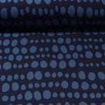 Bio Jersey - Hamburger Liebe Jacquard Queens United Forever Blau