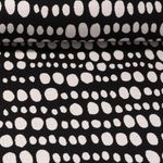 Ekologisk Jersey - Jacquard Svart