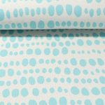 Bio Jersey - Hamburger Liebe Jacquard Queens United Forever Grau Türkis