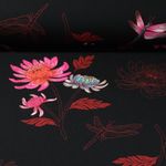 Organic Sweat - Hamburger Liebe Digitaalinen tulostus Queens United Kaunis Musta