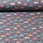 Bio Sweat - Hamburger Liebe Digitale Print Queens United Daisies Grijs