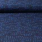 Mousseline bio - Hamburger Liebe Queens United Together Bleu-0
