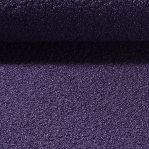 Tissu manteau Erni - Bouclette Uni Violet