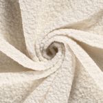 Stof jas - Boucle effen wol wit Stof jas - Boucle effen wol wit