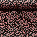 Velours - Impression digitale Guépard Rose