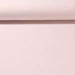 Jersey - Streifen Weiß Sand Garngefärbt