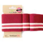 Cuff Me Ripped Knit Checkpoint Berry White