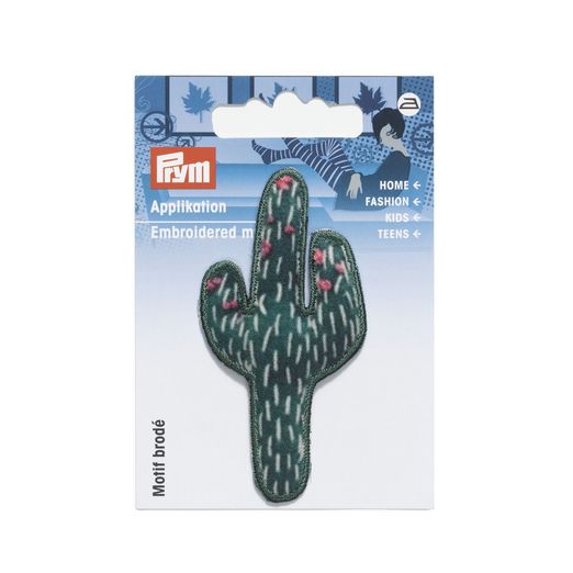 PRYM Patch Kaktus mit Blüten