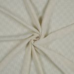 Stof til kjoler og bluser - Dobby jacquard houndstooth ecru