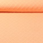 Kleider und Blusenstoff - Dobby Jacquard Hahnentritt Aprikose