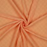 Stof til kjoler og bluser - Dobby jacquard houndstooth abrikos