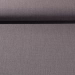 Hosenstoff - Uni Hellgrau Melange Querelastisch