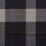 Tissu mode - Carreaux noirs