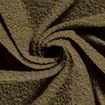 Mantelstof - Bouclé Uni Olijf Mantelstof - Bouclé Uni Olijf