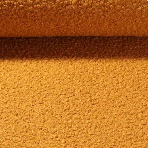 Tissu manteau Erni - Bouclette Uni Ocre