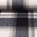 Modestoff - Kariert Navy