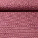 Hosenstoff - Bengaline Stretch Wabenmuster Pink