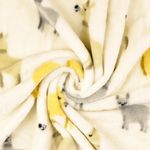 Peluche morbida - double face alpaca Ecru