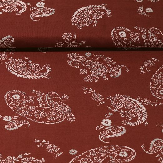 Gütermann Baumwolle - Modern Comfort Kollektion Paisley Terracotta