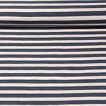 Sweat - Streifen Vintage Look Angeraut Blau Ecru 10mm