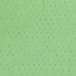 Bomuldspoplin - ensfarvede grønne dobbyknuder