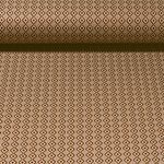 Jersey jacquard - Motif losanges Marron