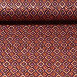 Jersey romanite - Losanges Orange