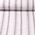 Baumwolle Musselin - Double Gauze Streifen Grau