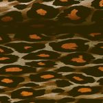 Jersey romanite - Léopard Beige Orange