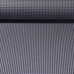 Modestoff - Jacquard Kleiner Hahnentritt Blau