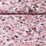Popeline de viscose - Stretch Fleurs Rose