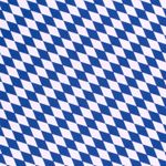 Tela de Carnaval – Rombos de Baviera Azul y Blanco