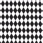 Tela de Carnaval – Rombos Negro y Blanco