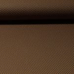 Tissu mode - Jacquard Motif de tressage Ocre