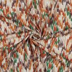 Popelina de viscosa - elástica abstracta marrón